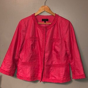Talbots Pink Jacket Blazer Sz 14. P007